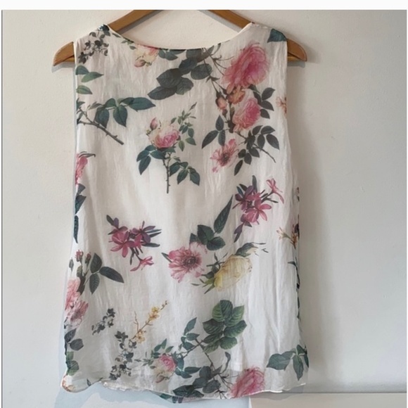 Viola Borghi Made in Italy | flowery sequin top - Picture 5 of 6